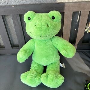 Build-A-Bear Bright Green Frog Plush